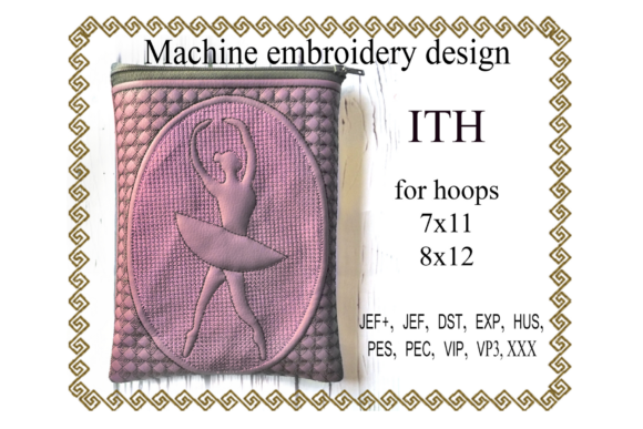 Ballerina Zippered Bag Embroidery Review