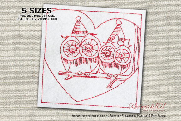 Christmas Owl Couple Design Review
