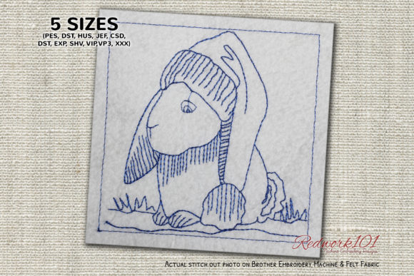 Christmas Small Bunny Embroidery Review