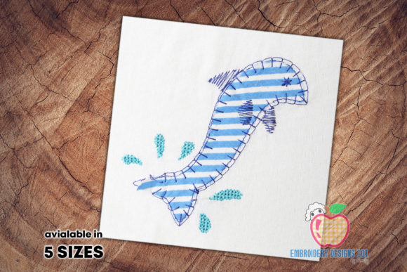 Cute Baby Dolphin Applique Review