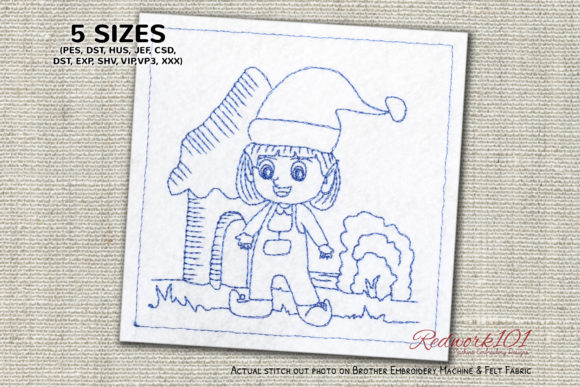 Girl Elf Bluework Embroidery Review for Etsy Sellers