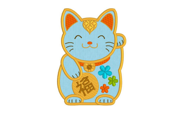ManekiNeko Good Luck Cat Embroidery Review