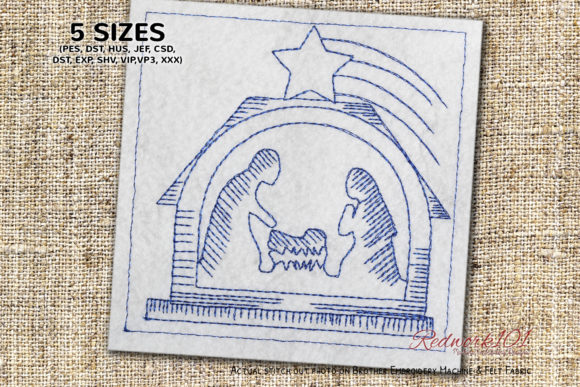 Nativity Scene Machine Embroidery Review