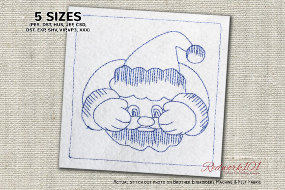 Santa Claus with Hands Embroidery Review